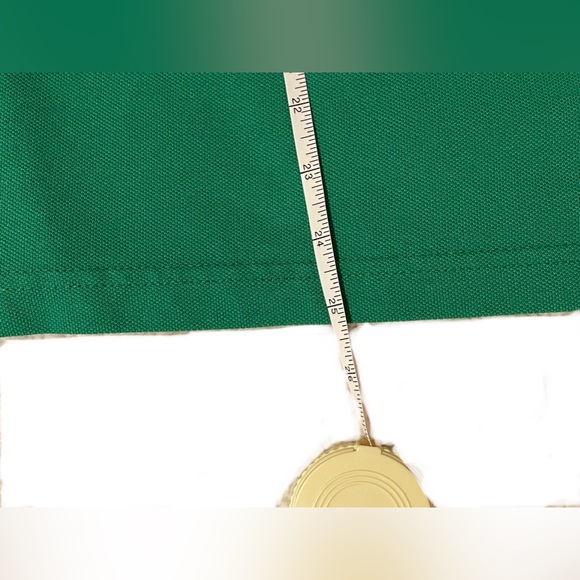 Kelley Green Collar 3 Button Shirt, High School Uniform Shirt, Juniors Polo - Picture 7 of 9